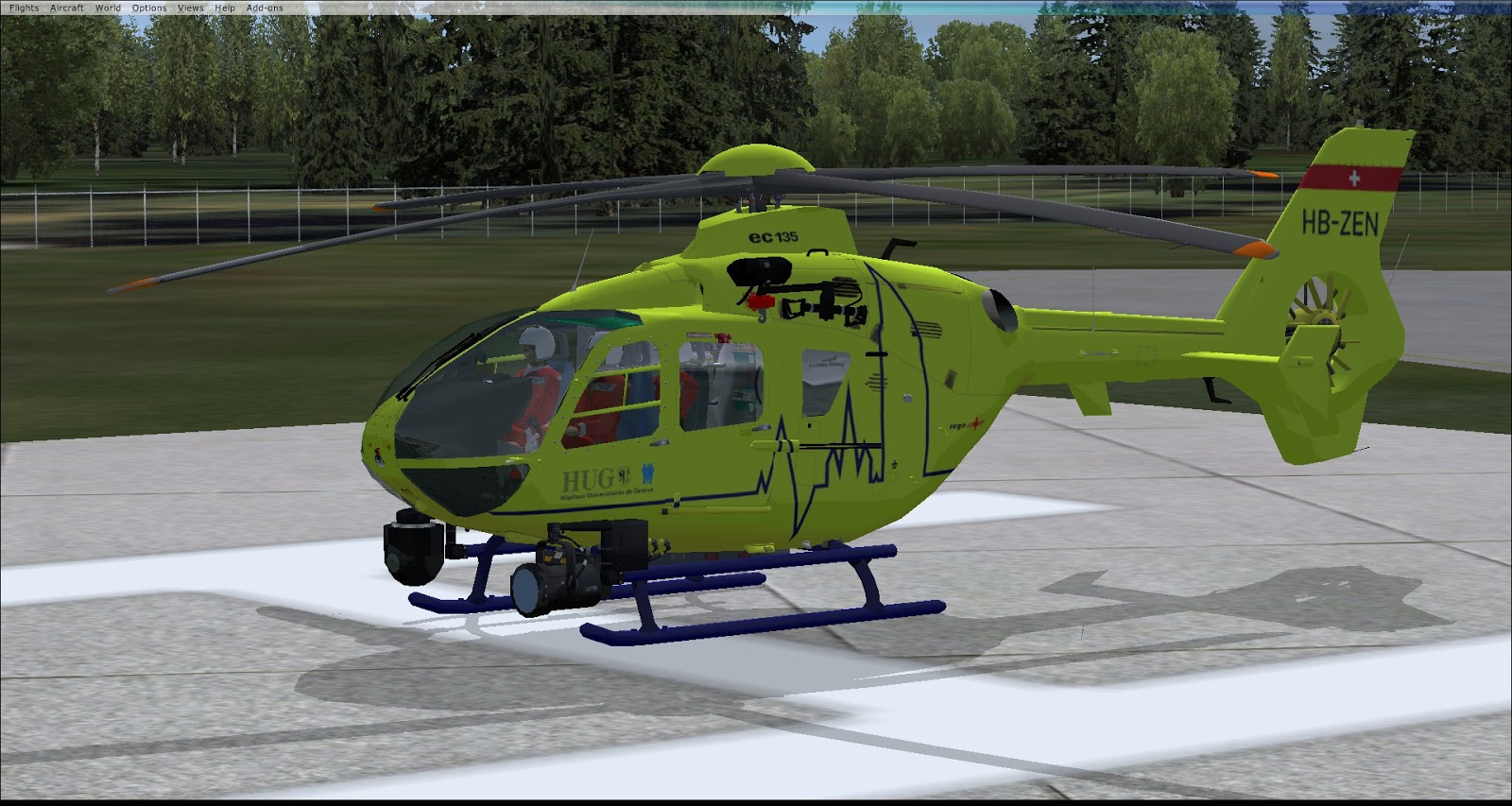 Fsx Eurocopter Ec 135 Police